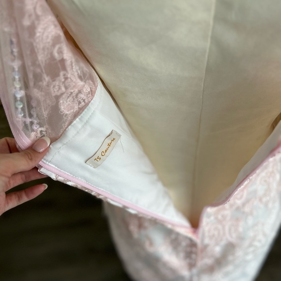 🩷LanTing Sz 6-8 Pink Dress Lace NWT🩷 Measurements Included! - Picture 7 of 16